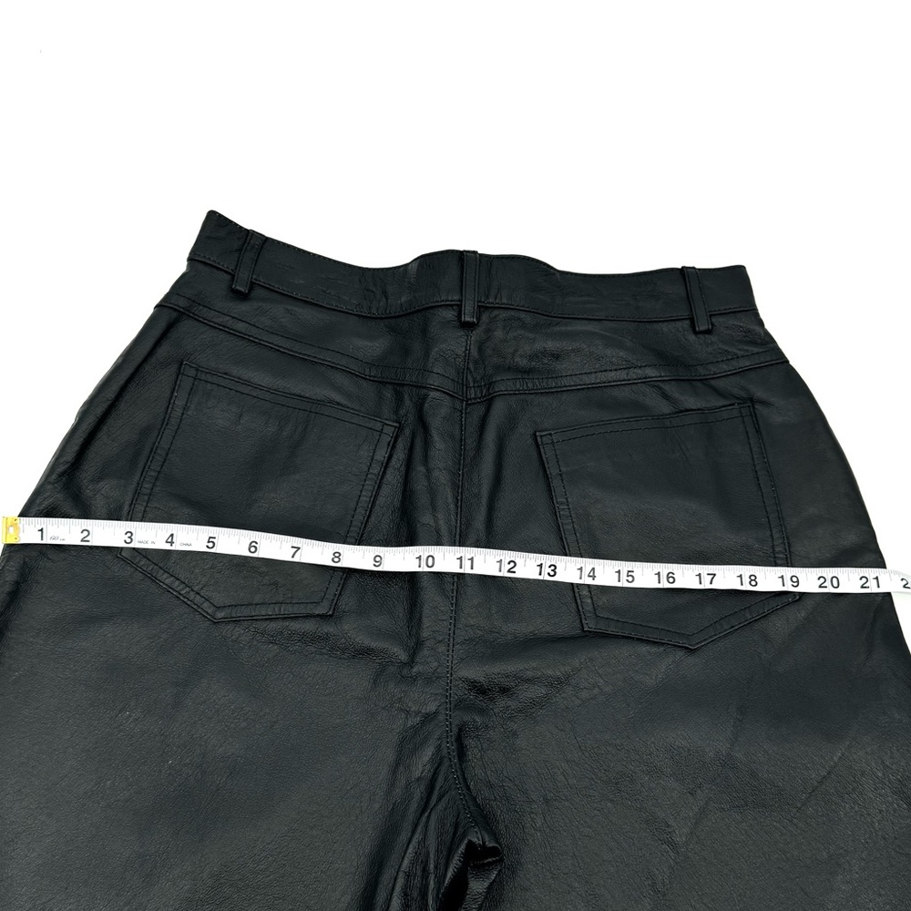 Tower Hill 90s Genuine Leather High Rise Tapered Straight Leg Pants - Picture 4 of 10